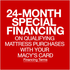 24-Month Special Financing on Qualifying Mattress Purchases with Your Macy�s Card, Financing Terms