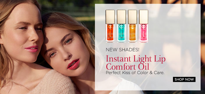 New Shades! Instant Light Lip Comfort Oil, Perfect Kiss of Color and Care, Shop Now