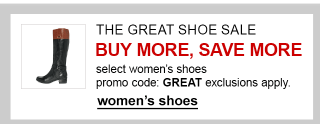 The great shoe sale