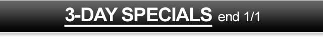 3-day specials end 1/1