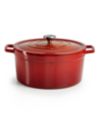 CLOSEOUT! Martha Stewart Collection Enameled Cast Iron Round 8-Qt. Dutch Oven