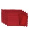 Variegated Fringe Placemat and Napkin, Set of 8