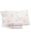 Martha Stewart Collection Printed 400 Thread Count 100% Egyptian Cotton Percale 4-Pc. Sheet Set, King, Created For Macy's