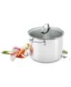 The Cellar Stainless Steel 8-Qt. Covered Stockpot, Created for Macy's