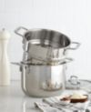 All-Clad Stainless Steel 6 Qt. Covered Multi-Pot with Pasta Insert