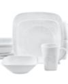 Corelle Boutique Cherish Embossed Square 16-Pc. Set, Service for 4