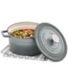 Martha Stewart Collection 4-Qt. Enameled Cast Iron Round Dutch Oven, Created for Macy's
