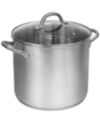 Sedona Pro Stainless Steel 12-Qt. Stockpot with Glass Lid