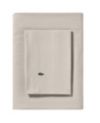 Lacoste Home Solid Cotton Percale Sheet Set, Full