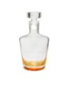 3.5  Whiskey Decanter with Colored Dipped Bottom