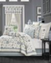 J Queen New York Blue Garden 4-Pc. Comforter Set, Queen