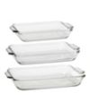 Anchor Hocking 3 Pc. Glass Oven Basics Bakeware Set