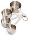 Martha Stewart Collection Stainless Steel Measuring Cups, Created for Macy's
