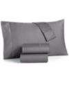 Charter Club Damask Solid 550 Thread Count 100% Cotton 4-Pc. Sheet Set, King, Created for Macy's