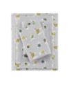 TRUE North by Sleep Philosophy Novelty Printed Cotton Flannel 4-Pc. Sheet Set, Queen