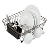 Honey Can Do Wire Dish Rack, Black