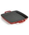 CLOSEOUT! Martha Stewart Collection Enameled Cast Iron 11  Grill Pan, Created for Macy's