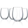 Luminarc Cachet Stemless Wine Glass - Set of 4