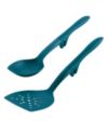 Rachael Ray Tools and Gadgets Lazy Flexi Turner and Scraping Spoon Set, Teal