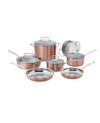 Cuisinart Chefs Classic Stainless Color Series 11-Pc. Cookware Set in Blush