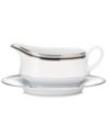 Noritake Dinnerware, Austin Platinum Gravy with Tray
