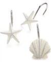 Avanti Bath, Sequin Shells Shower Curtain Hooks
