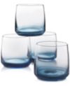 Hotel Collection Blue Ombre Set of 4 Rocks Glasses, Created for Macy's