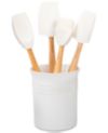 Le Creuset 5 Piece Utensil Set with Stoneware Utensil Crock