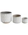Stoneware Pots, Set of 3