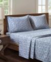 Madison Park Essentials Chevron Microfiber 4-Pc. Sheet Set, Queen