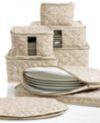 Homewear Fine China Storage Set, 8 Piece Hudson Damask