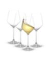 JoyJolt Layla White Wine Glasses, Set of 4