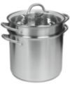 Sedona Pro Stainless Steel 12-Qt. Covered Multi-Cooker with Pasta Insert & Steamer Basket