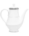 Noritake Dinnerware, Crestwood Platinum Coffee Pot