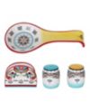 Euro Ceramica Zanzibar 4 Piece Accessory Set