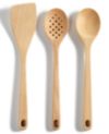 Martha Stewart Collection 3-Pc. Beech Wood Utensil Set, Created for Macy's