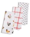 Martha Stewart Collection 3-Pc. Rooster Towel Set, Created for Macy's