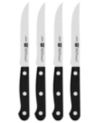 Zwilling TWIN Gourmet Steak Knives, Triple Riveted Set of 4