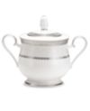 Noritake Dinnerware, Odessa Platinum Sugar Bowl with Lid