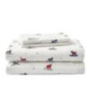 Eddie Bauer Ski Patrol Cotton Flannel 4-Piece Sheet Set, King
