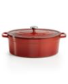 CLOSEOUT! Martha Stewart Collection Enameled Cast Iron Oval 8-Qt. Dutch Oven, Created for Macy's