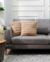 Faux Fur 20  x 20  Throw Pillow 2-Pack