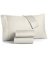 Charter Club Damask Solid 550 Thread Count 100% Cotton 4-Pc. Sheet Set, Queen, Created for Macy's