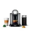 Nespresso Vertuo Coffee and Espresso Maker by Breville, Chrome with Aeroccino Milk Frother
