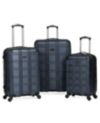 Ben Sherman Nottingham 3 Piece Lightweight Hardside Travel Luggage Set