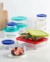 Pyrex 22 Piece Food Storage Container Set, Created for Macy's
