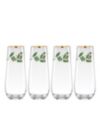 Lenox Holiday Stemless 4-piece Flute Set