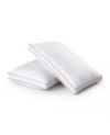 UNIKOME 2 Piece Diamond Quilted Goose Feather Gusseted Bed Pillows Set, Queen