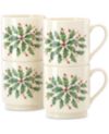 Lenox Hosting the Holidays 4-piece Stackable Mug Set