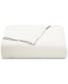 Nautica Baird Solid Cotton Dobby Reversible Blanket, Full/Queen